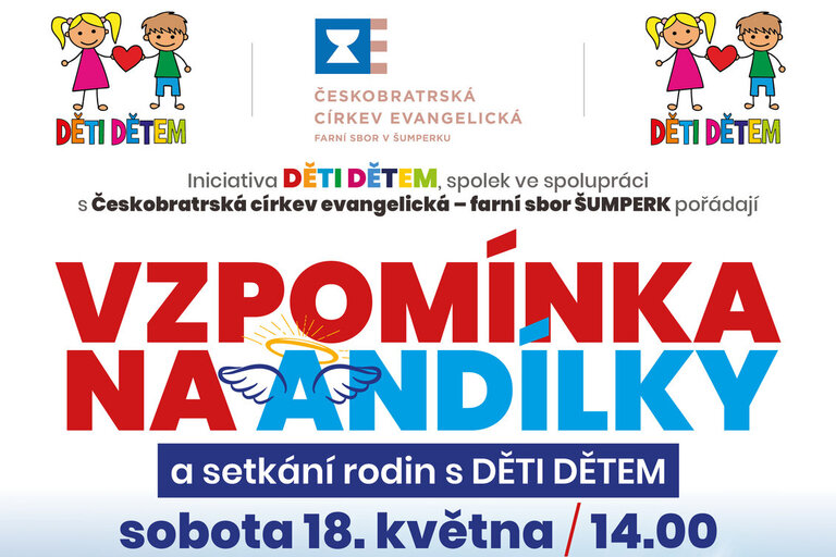 Vzpomínka na andílky s organizací Děti Dětem