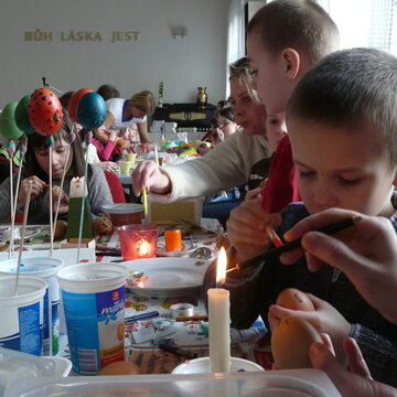 2013-03-22 Velikonoční tvoření na faře