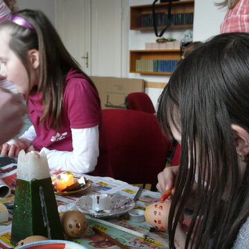 2013-03-22 Velikonoční tvoření na faře